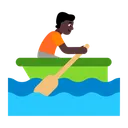 Free Rowing Boat Flat Icon