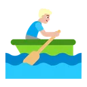 Free Rowing Boating Canoeing Icon