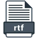 Free Rtf Format File Icon