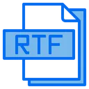 Free Rtf File Format Type Icon