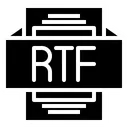 Free RTF 파일 유형 아이콘