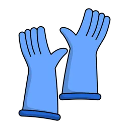Free Rubber Gloves  Icon