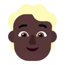 Free Rubia Pelo Liso Icono