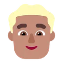 Free Rubia Pelo Liso Icono