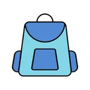 Free Rucksack  Symbol