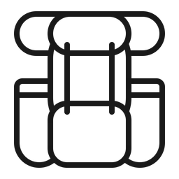 Free Rucksack  Symbol