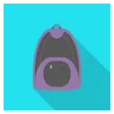 Free Rucksack  Symbol