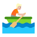 Free Rudern Boot Flach Symbol