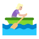 Free Rudern Boot Flach Symbol