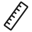 Free Ruler Scale Tool Icon