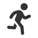 Free Runner Running Exercise Icon