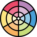 Free Ruota Dei Colori Modello Di Colore Tema Di Colore Icon