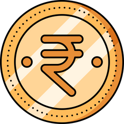 Rupee Generic color fill icon