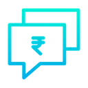 Free Chat Bubble Rupees Chat Business Chatting Icon
