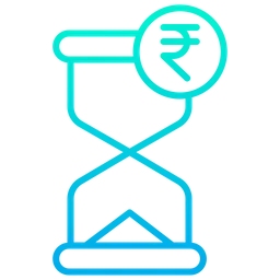 Free Rupees Clock  Icon