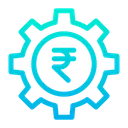 Free Cog Wheel Rupees Wheel Money Optimization Icon
