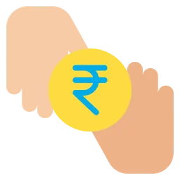 Free Rupees Donation Coin  Icon