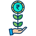 Free Rupees Grow  Icon