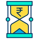 Free Rupees Time Money Timer Icon
