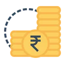 Free India Rupia Dinero Icono