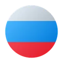 Free Russian Federation Circular Flag Country Icon