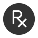 Free Rx Prescription Medical Report Icon