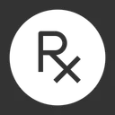 Free Rx Prescription Medical Report Icon