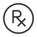 Free Rx Prescription Medical Report Icon