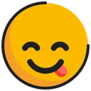 Free Emoticon Emoji Saborear Icono