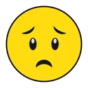 Free Sad Emoji Face Icon