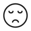 Free Sad Emoticon Face Icon