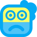 Free Sad Cream Emoji Icon