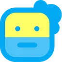 Free Flat Cream Emoji Icon