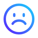 Free Sad Review Smiley Icon