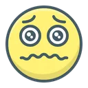 Free Emoji Sad Alarmed Icon