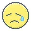 Free Emoji Sad Cry Icon