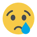 Free Sad Smiley Tear Sad Icon