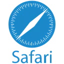 Free Safari Plain Wordmark Icon