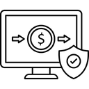 Free Antivirus Bank Check Foreign Exchange Icon