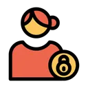 Free Safe User Safe Profile Female Profile Icon