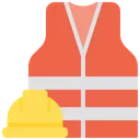 Free Safety Costume Safety Jacket Hard Hemet Icon