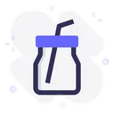 Free Saftglas  Symbol