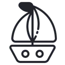 Free Sail Ship Sea Icon