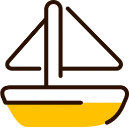Free Sailing Boat  Icon