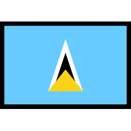 Free Saint Lucia Flag Flag Icon