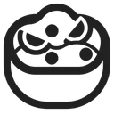 Free Salad High Contrast Icon