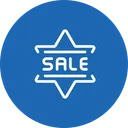 Free Sale Badge Star Icon