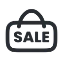 Free Sale Ecommerce Market Icon