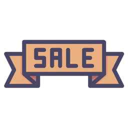 Free Sale banner  Icon