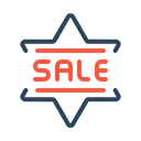 Free Sale Badge Star Icon